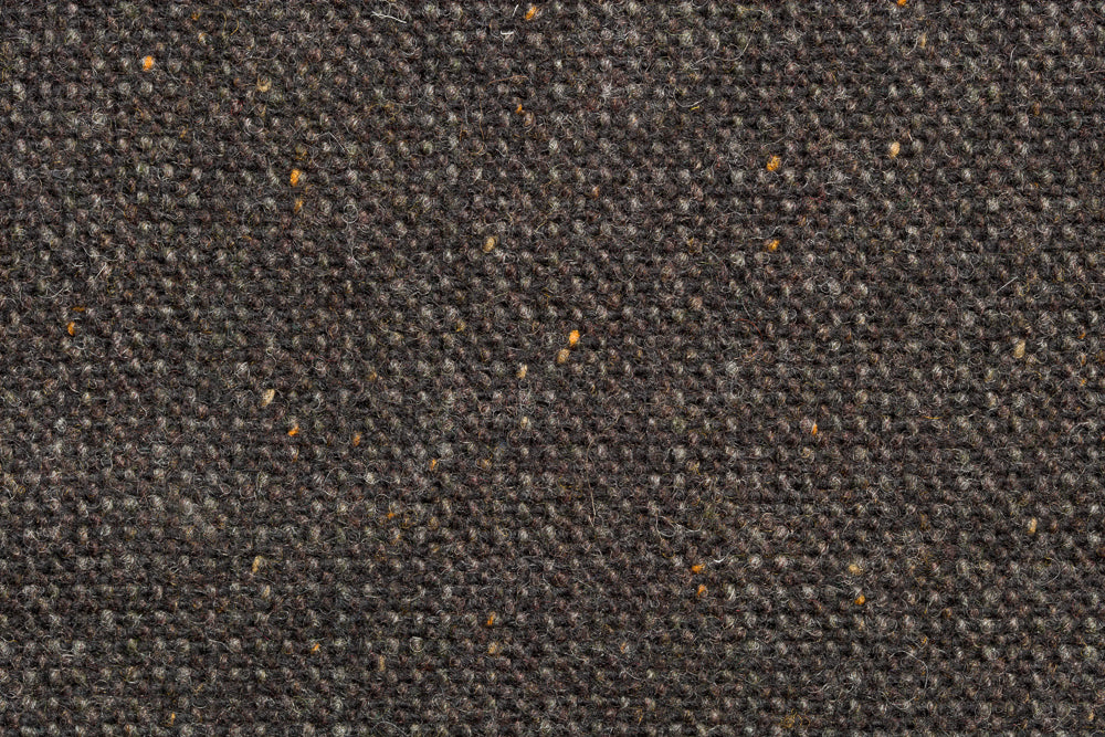 Brown Tweed Bodywarmer with Leather Trims