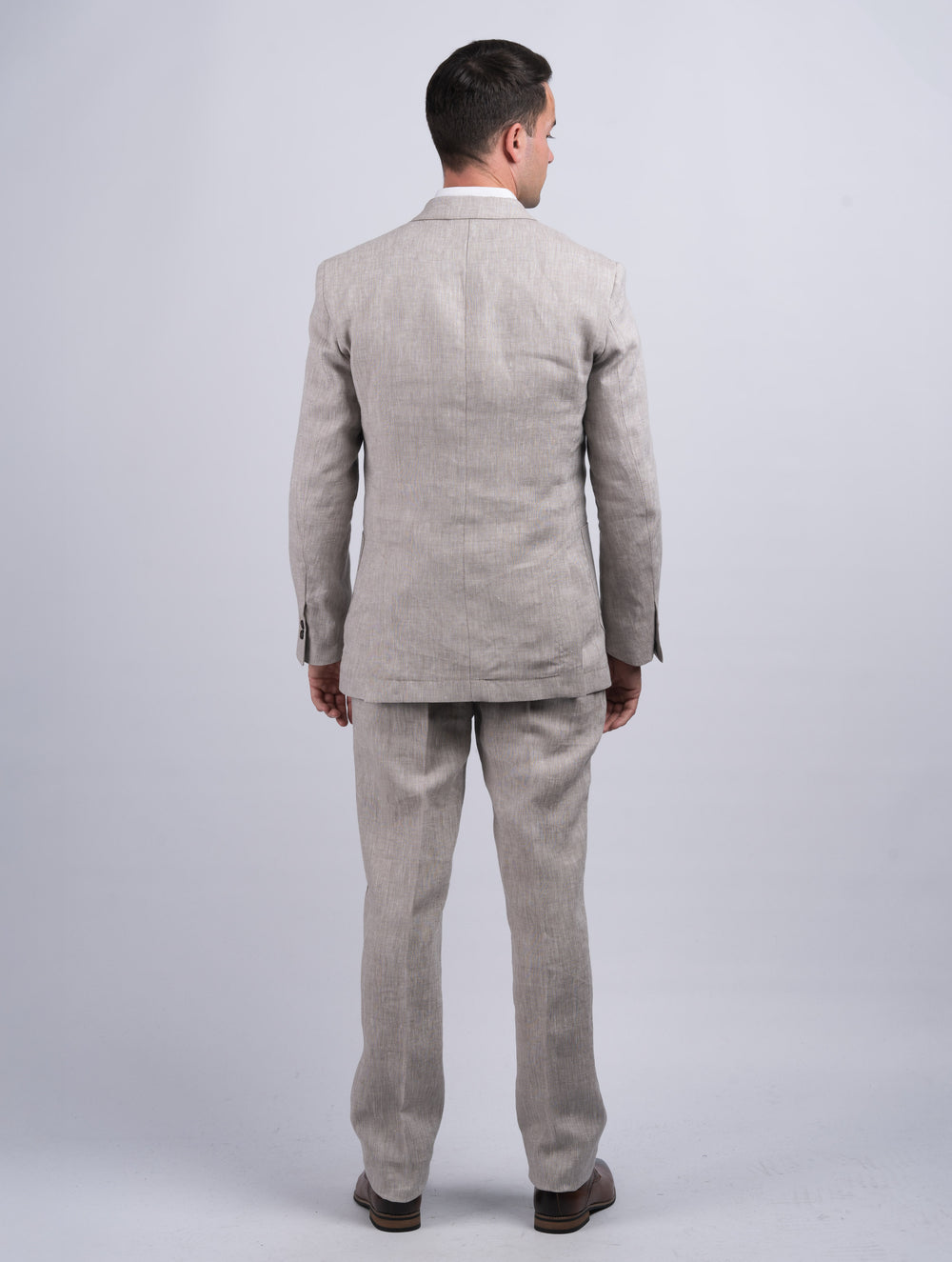 Irish Linen Desert Three Piece Suit