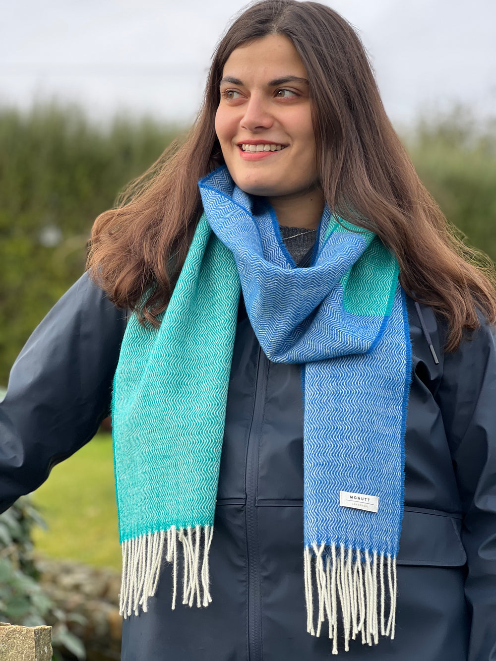 Lambswool Scuba Wave Scarf