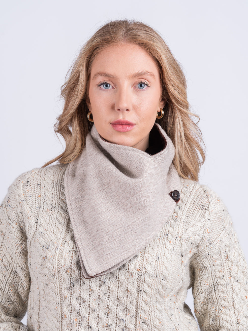 Alpaca Wool Tweed Snood