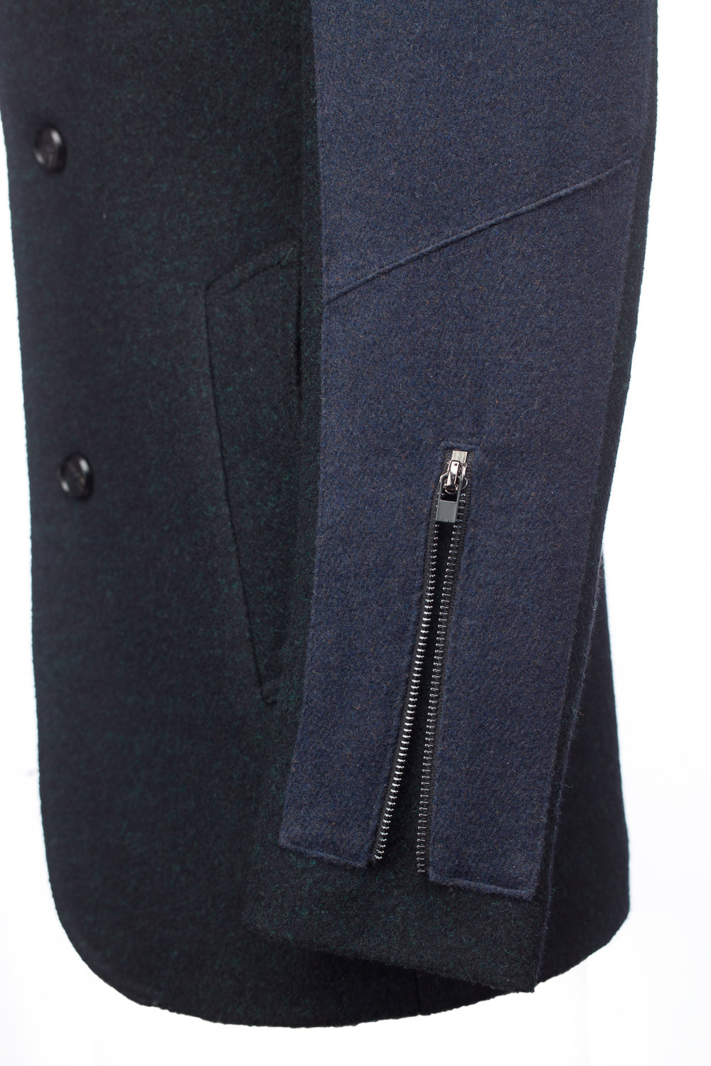 Men's Green Wool Coat