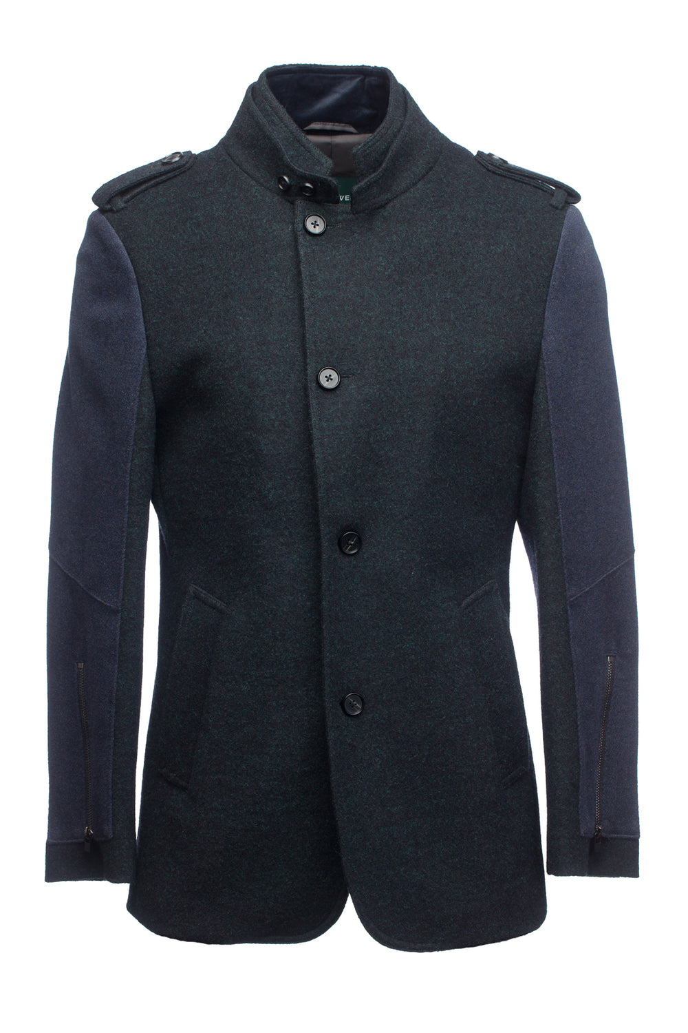 Men's Green Wool Coat