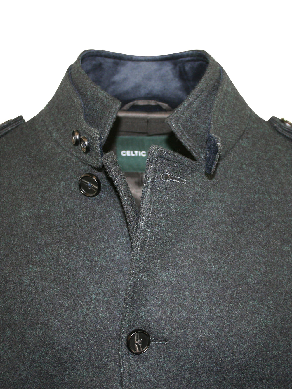 Men's Green Wool Coat