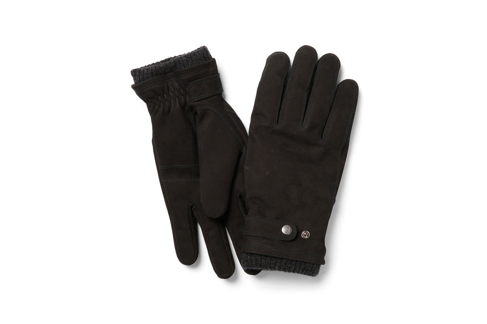 Men's Suede Gloves in Black