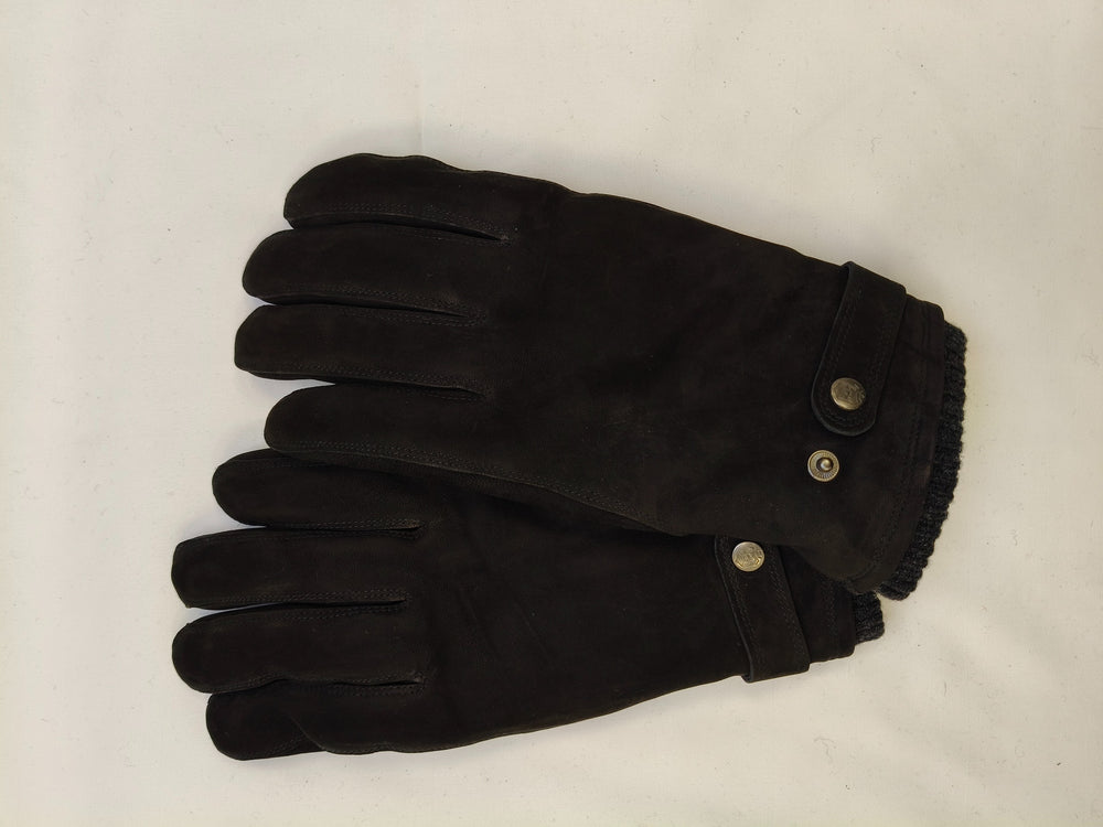 Men's Suede Gloves in Black