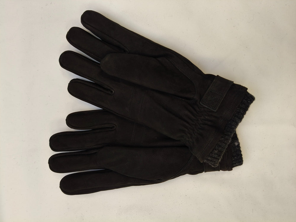 Men's Suede Gloves in Black