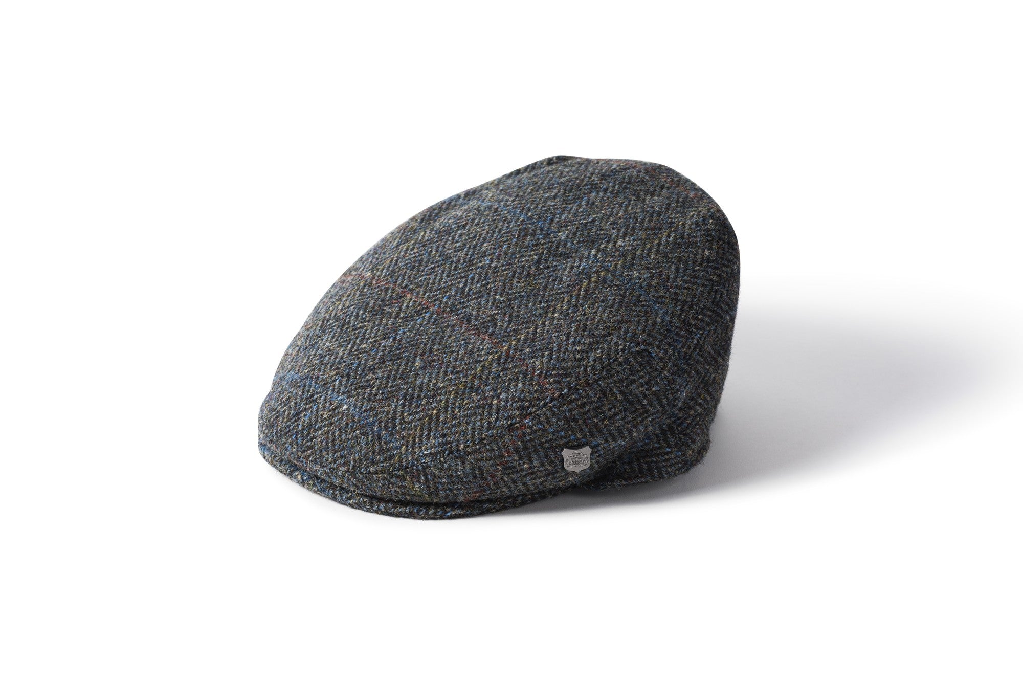 Harris Tweed WOOL CAP - Plain Flat Cap for Men - Traditional Hat - Gift for Him - Warm Winter Cap - Adjustable Size - Father's Day Gift 2024