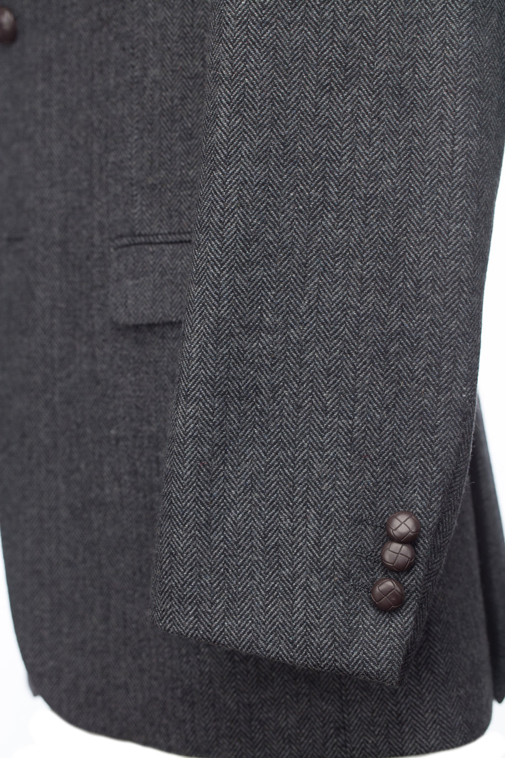 Veste et blazer en tweed coupe slim gris Heaney