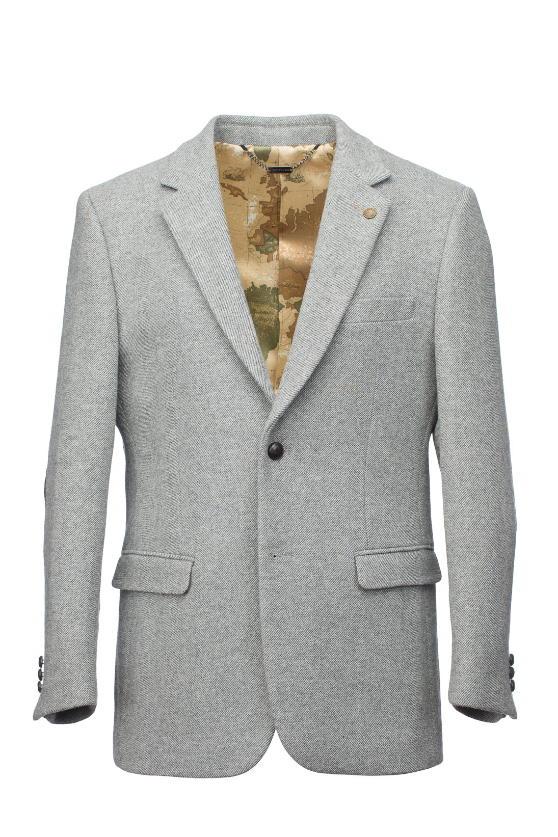 Light grey tweed blazer hotsell