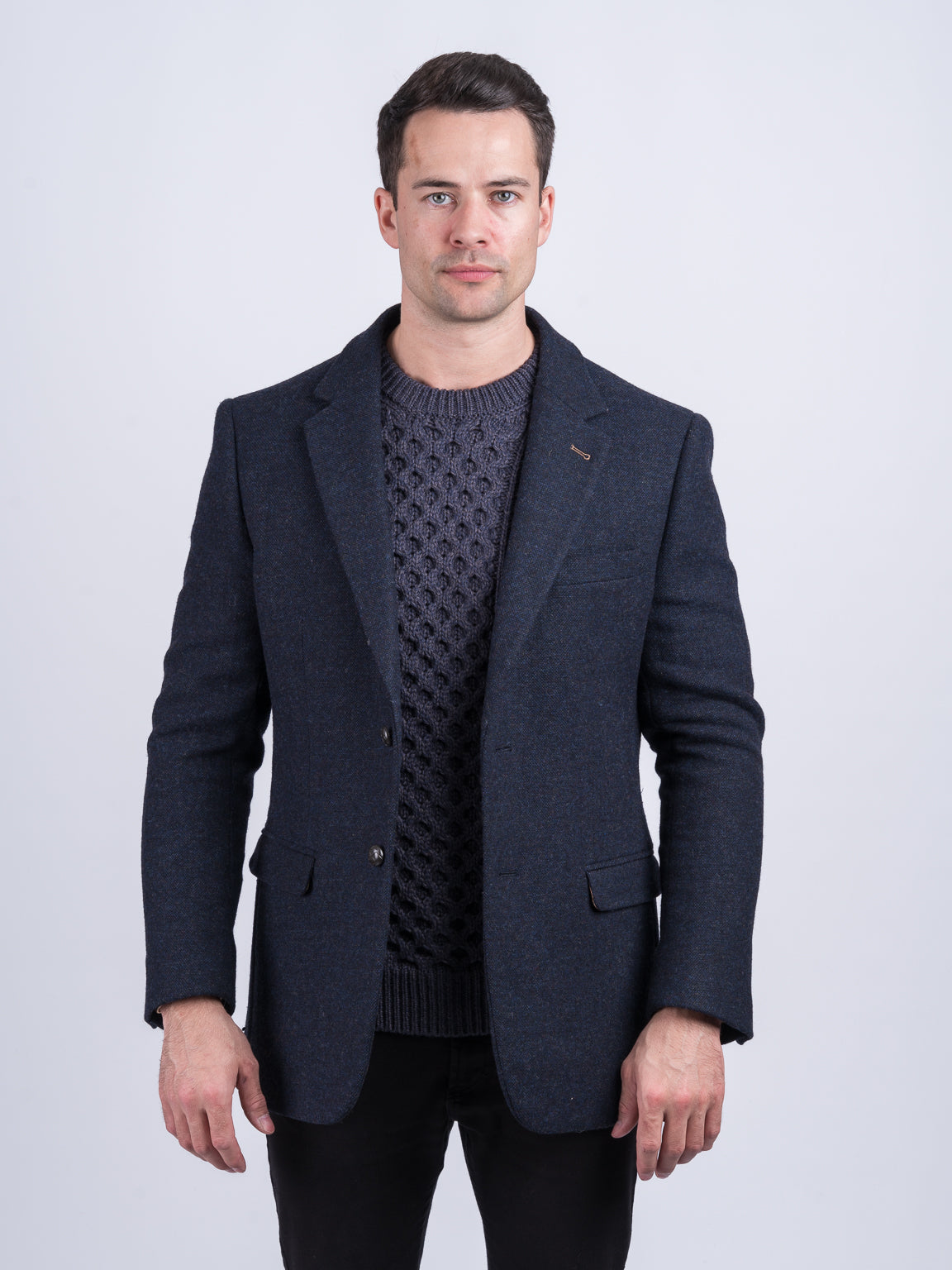 Navy Tweed Blazer Men s Premium Sports Coat celtictweed