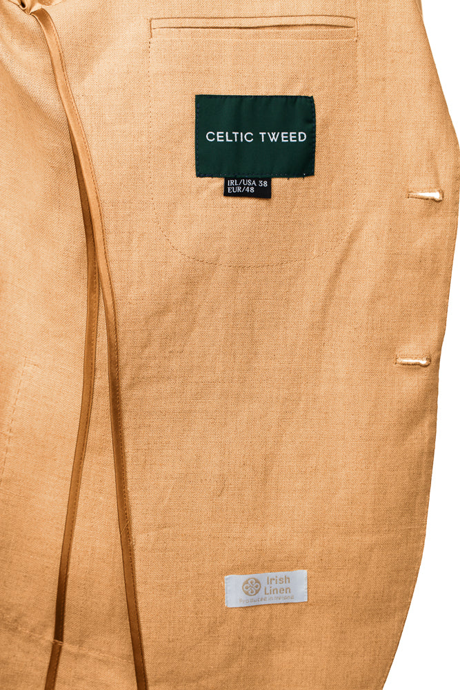 Irish Linen Caramel Blazer