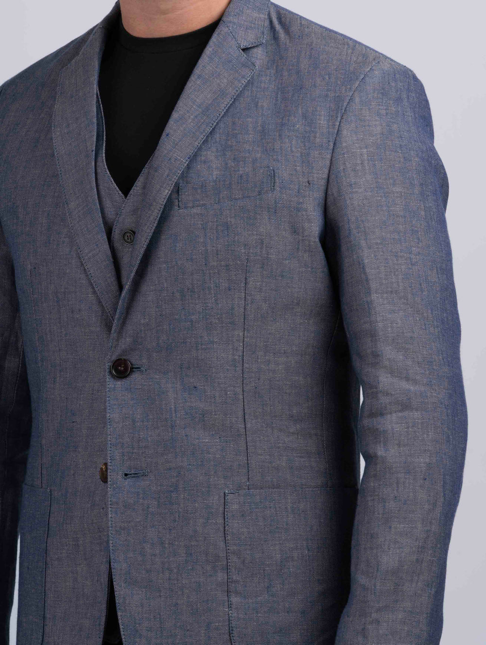 Irish Linen Denim Jacket & Blazer