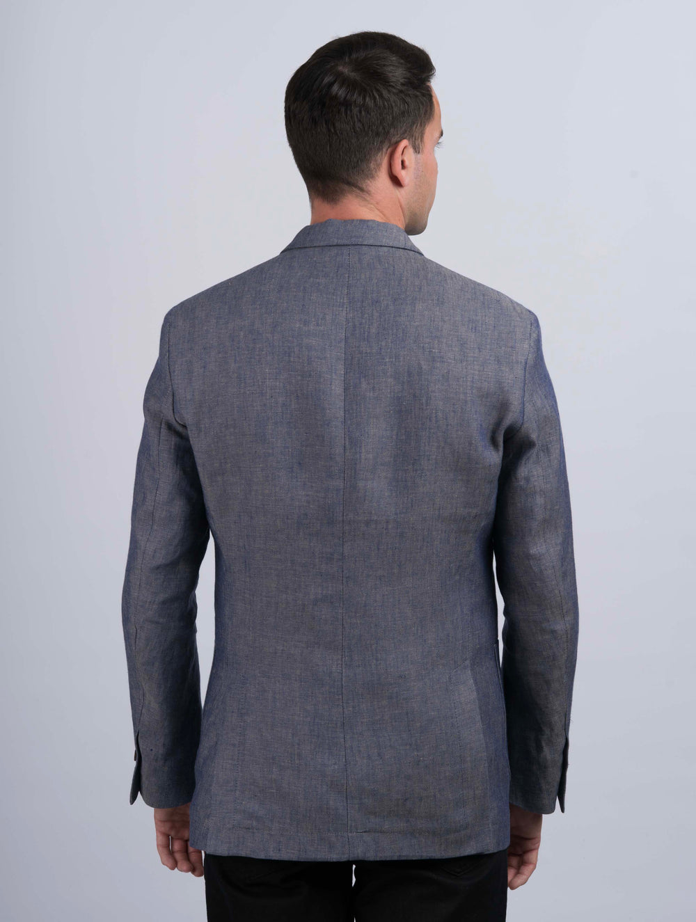 Karamellfarbener Blazer aus irischem Leinen