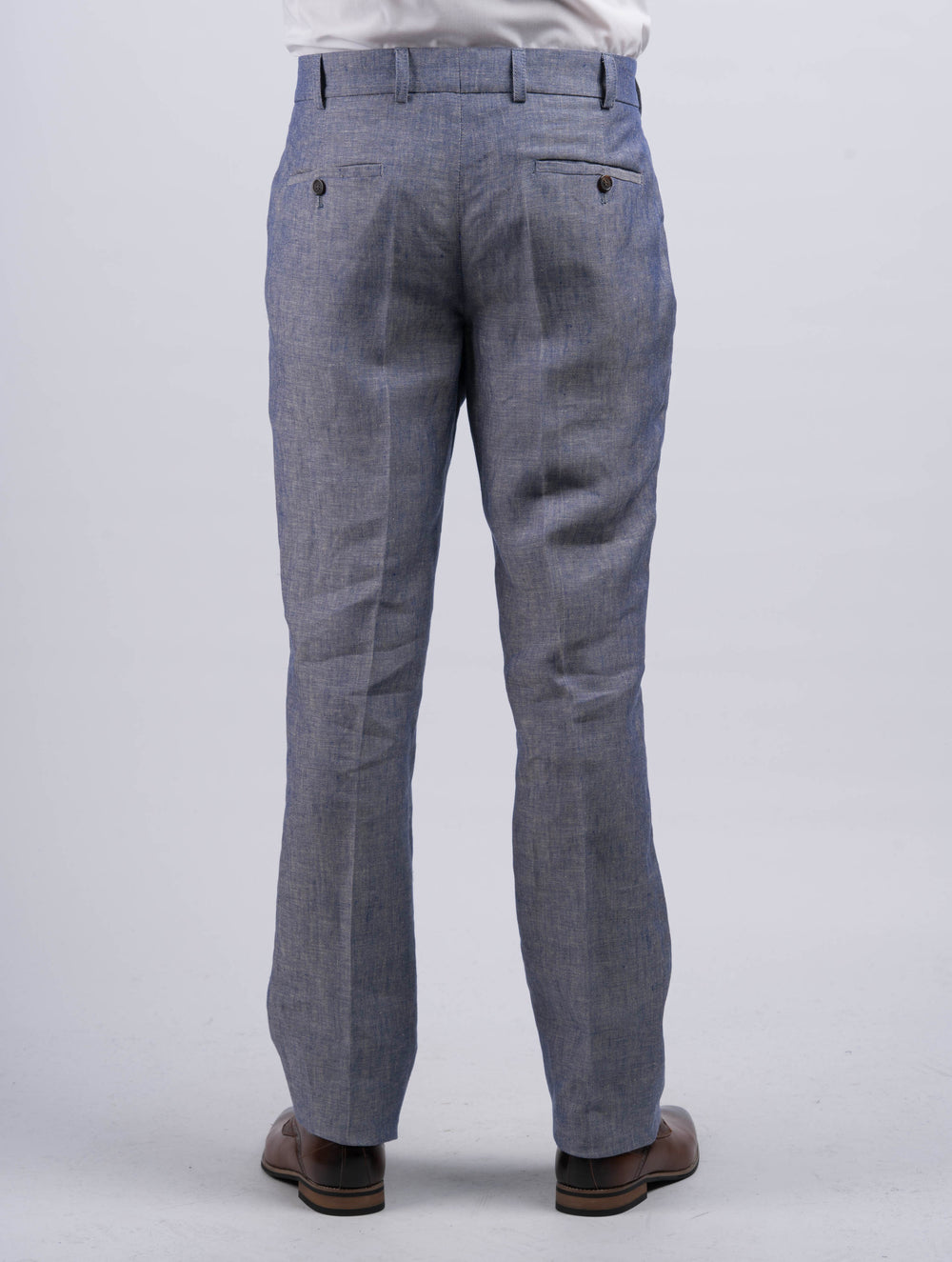 Mens Denim Irish Linen Trousers & Pants