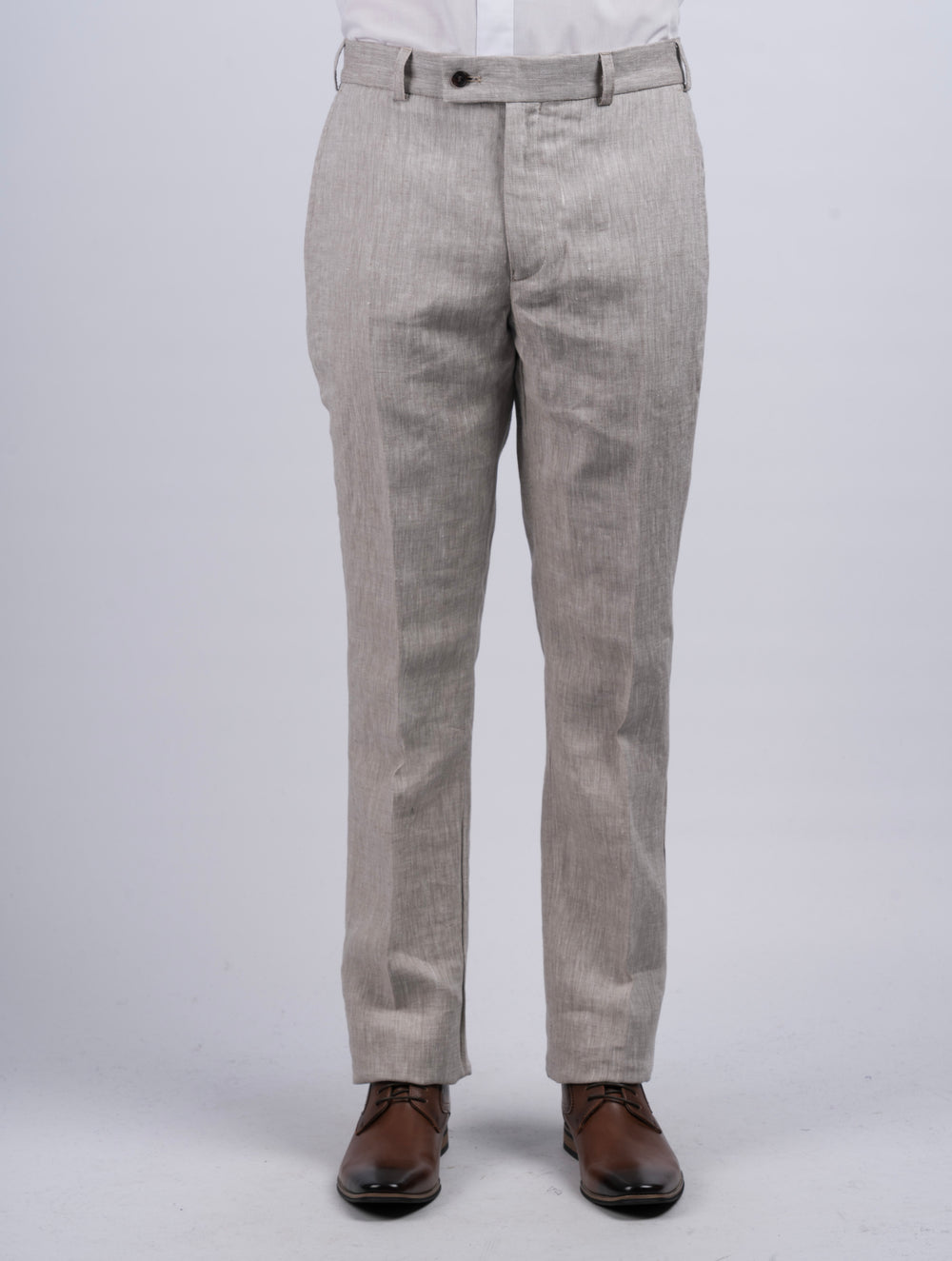 Pantalon à chevrons gris