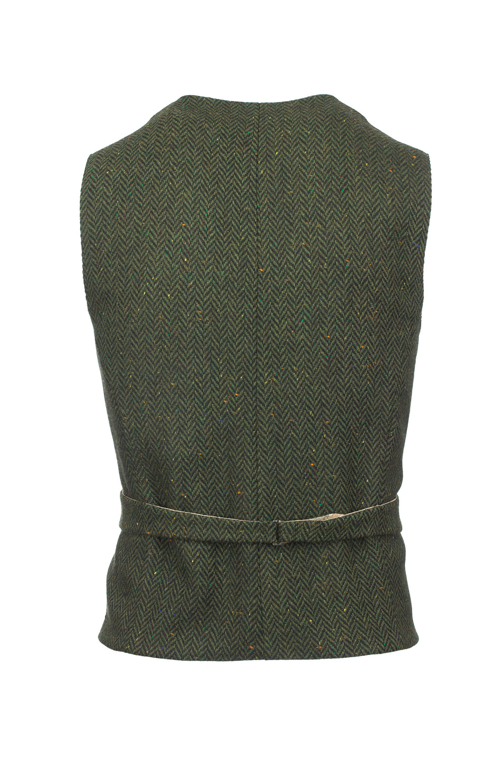 Pearse Tweed Herringbone Wool Waistcoat