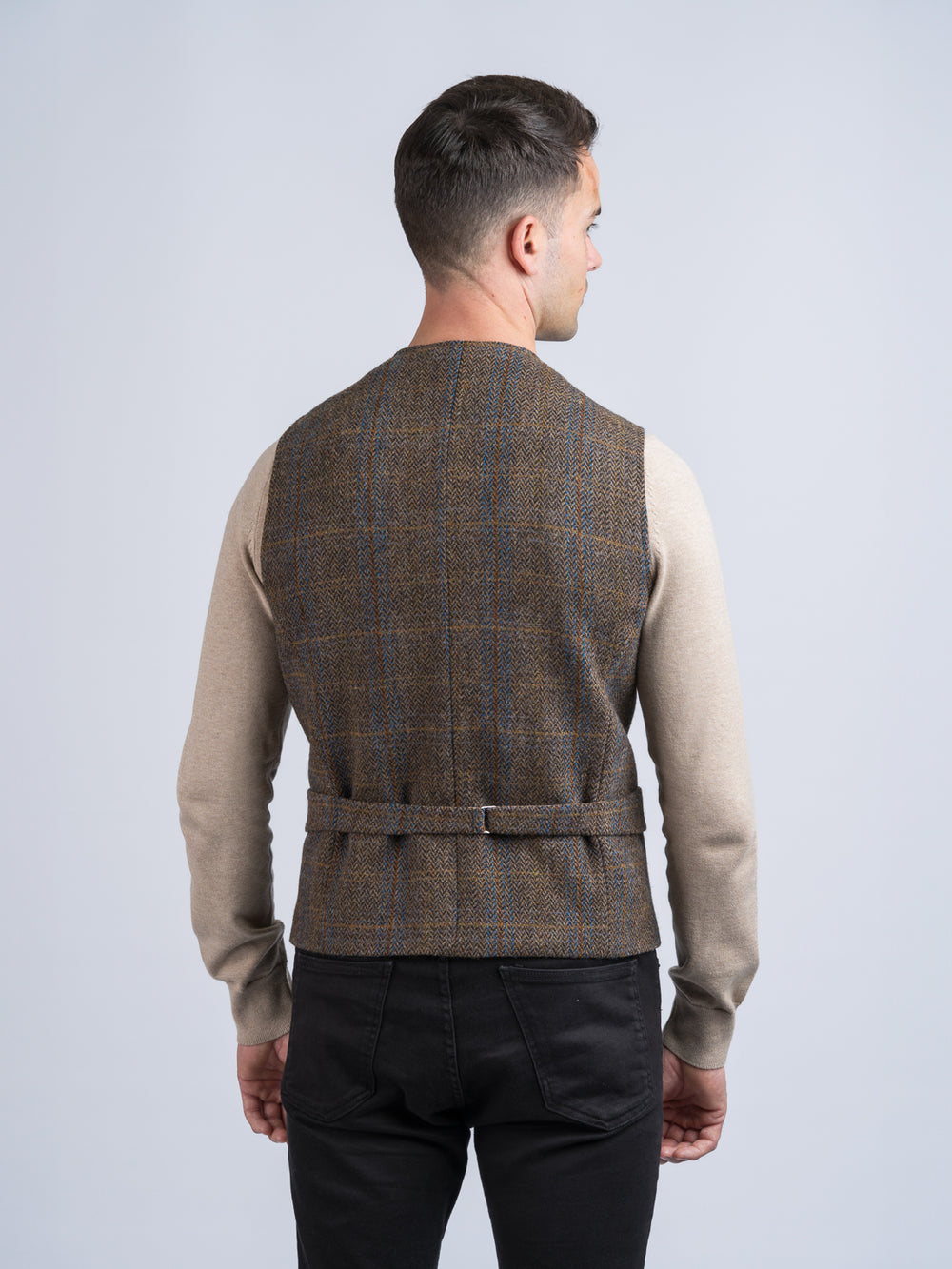 Brown Hunting Tweed Waistcoat & Vest