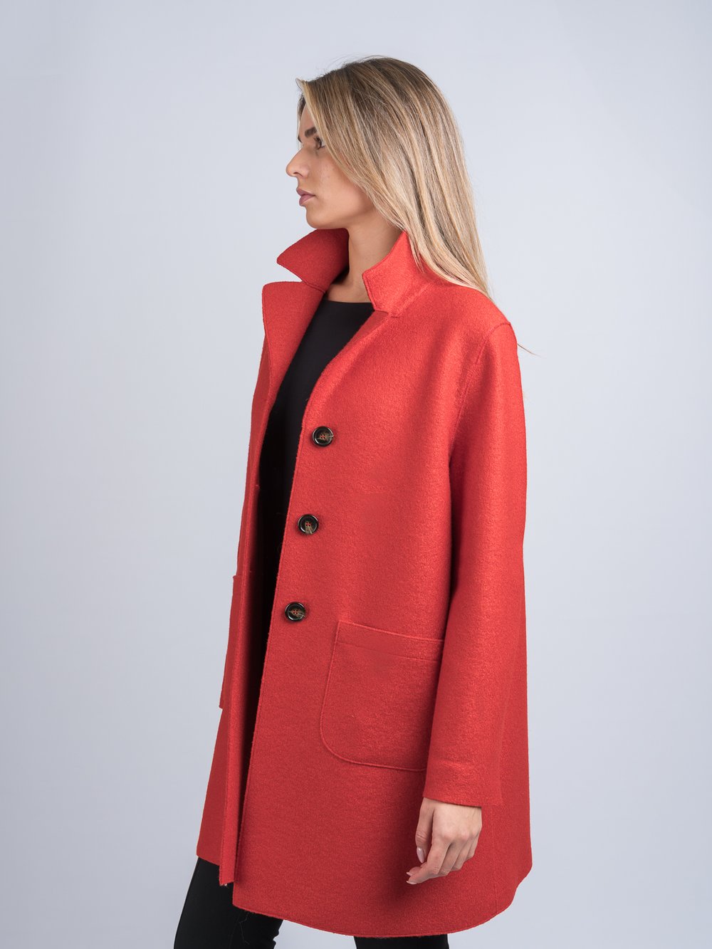 Orange Swing Coat