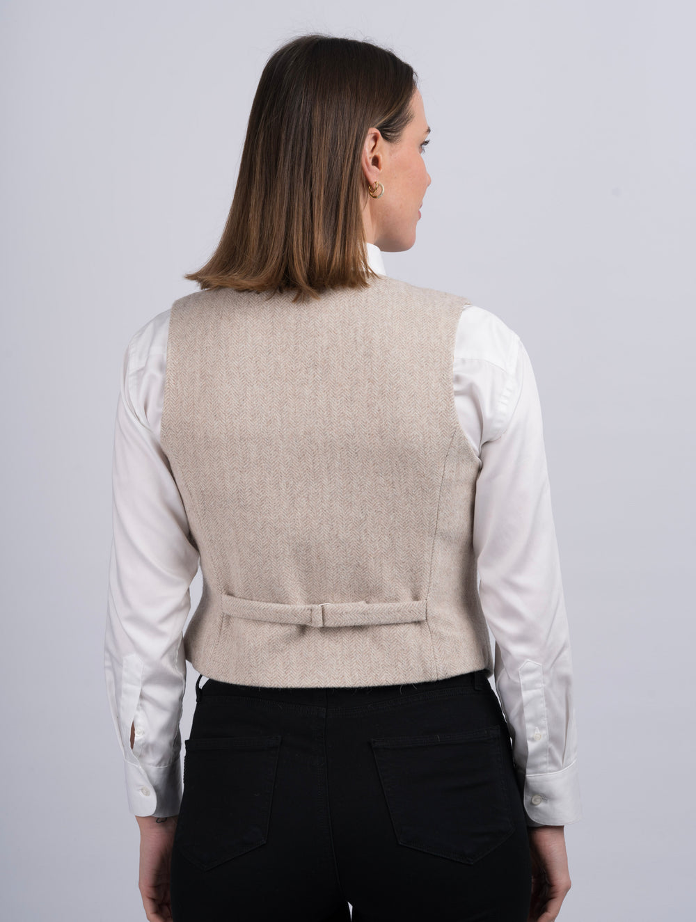 Women's Alpaca Tweed Wool Waistcoat & Vest