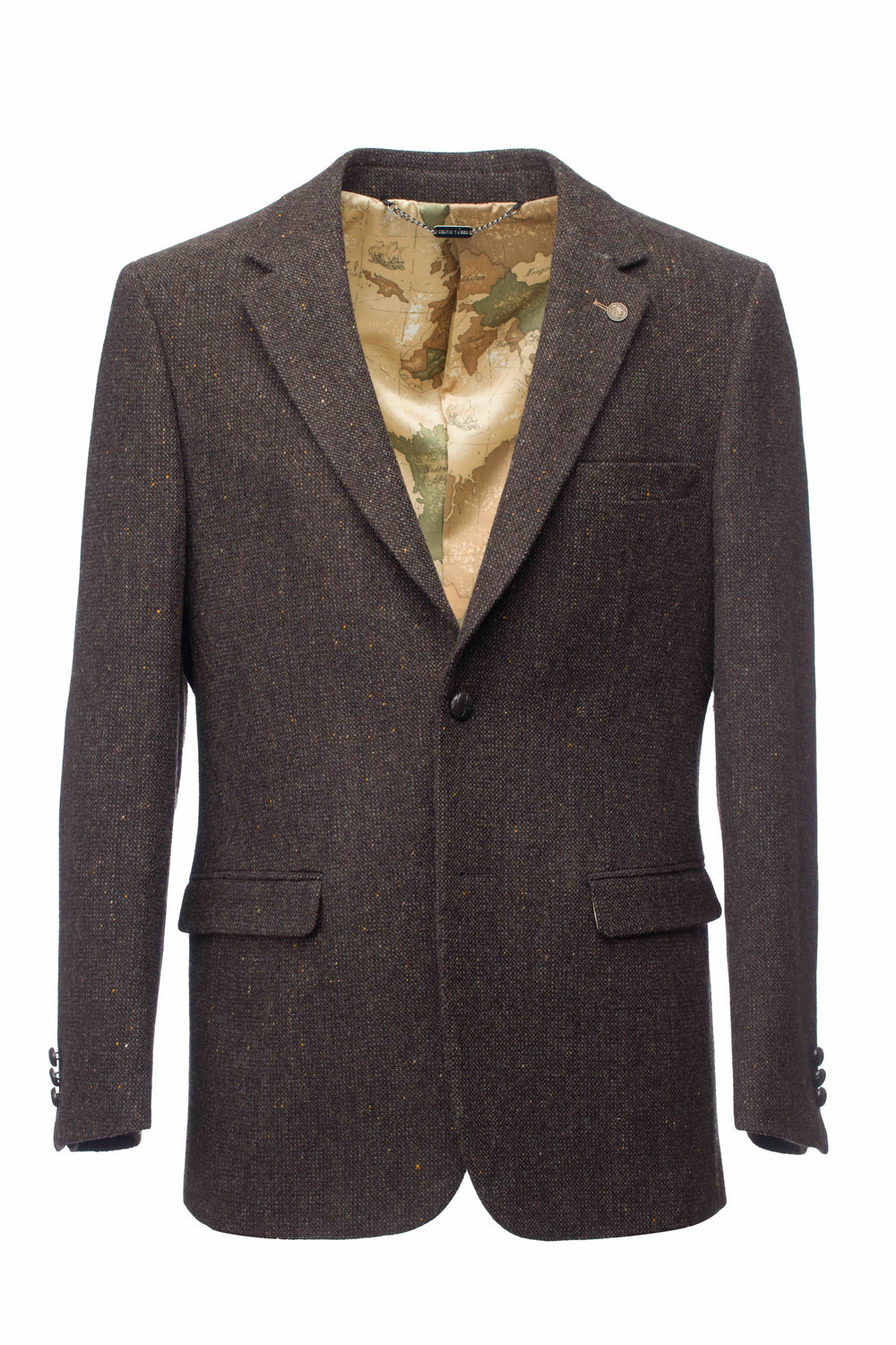 Braune Dichterjacke von James Stephens