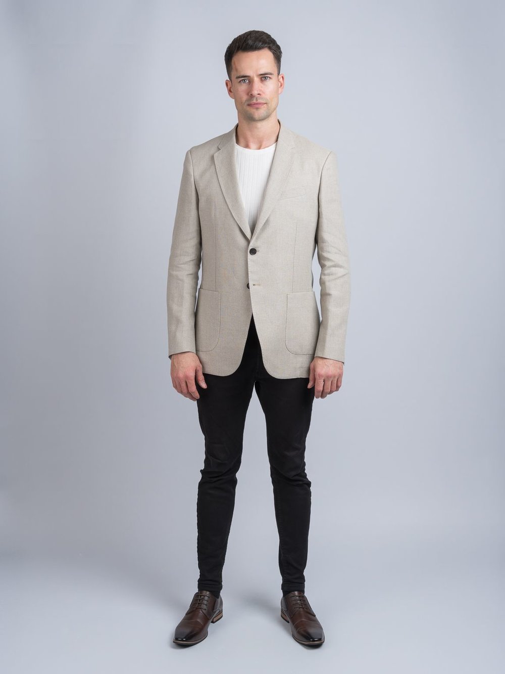 Natural Irish Linen Blazer and Jacket