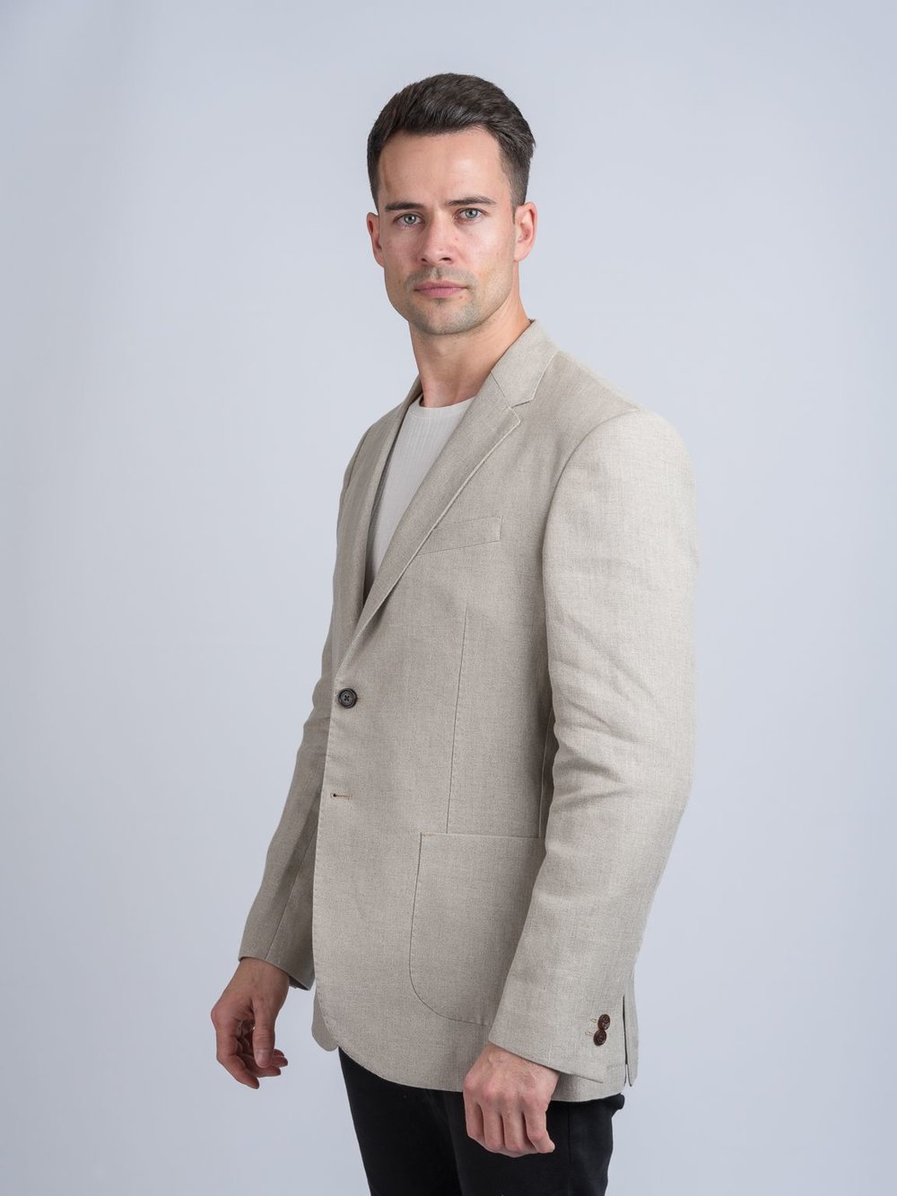 Natural Irish Linen Blazer and Jacket