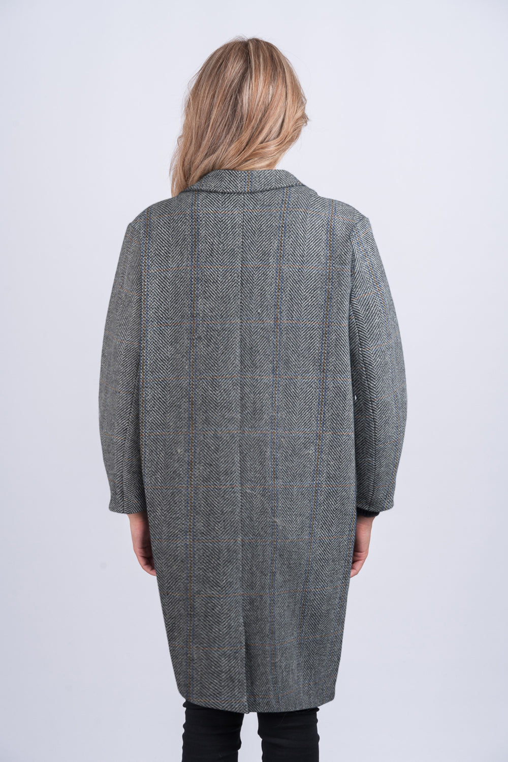 Grey Hunting Tweed City Coat